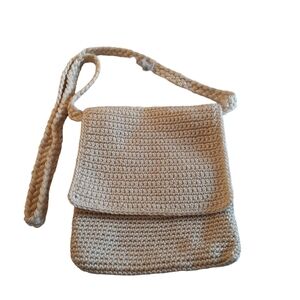 The Sak Cream Colored Crochet Bag